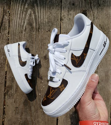 louis vuitton custom air force ones